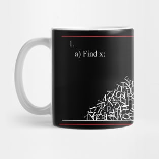 Math Problem Mug